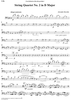 String Quartet No. 2 in D Major - Cello
