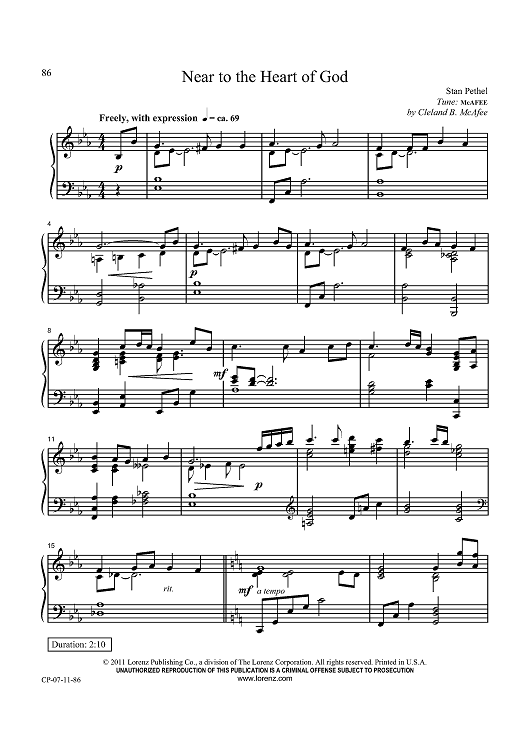 Near to the Heart of God