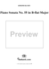 Piano Sonata no. 55 in B-flat major