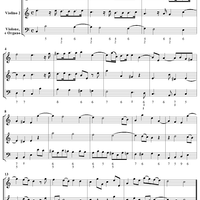 Trio Sonata in C Major  - Op. 4, No. 1 - Score