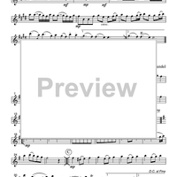 Bourree, La Rejouissance & Menuet from The Fireworks Music - Part 1 Clarinet in Bb