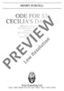 Ode for St. Cecilia's Day 1683 - Full Score