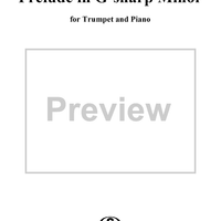 Prelude in G-sharp Minor - Piano