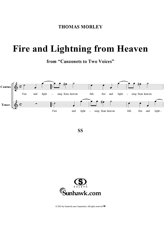 Fire and Lightning from Heaven