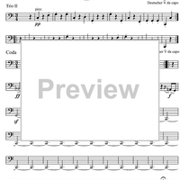 5 Minuets D89 - Cello