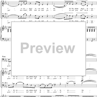 Recitative and Continuation of Grand Finale II from "Aida", Act 2 - Score