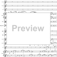 Mass No. 18 in C Minor, No. 7: Quoniam - Full Score