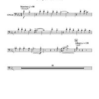Vires, Artes, Mores (Strength, Skill, Character) - Trombone 1