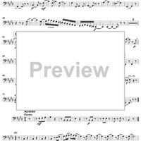 Piano Trio in E minor    - HobXV/12 - Cello