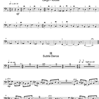 Suite for string orchestra and percussion - Cello 3