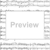 String Quartet No. 10 in E-flat Major, Op. posth. 125, No. 1 - Score