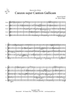 Canzon super Cantion Gallicam - Score