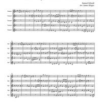 Canzon super Cantion Gallicam - Score