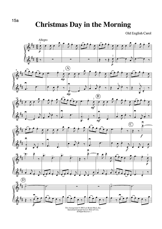 Christmas Day in the Morning