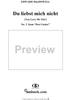 Du liebst mich nicht - No. 2 from "Drei Lieder" Op. 11