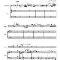 Adagio and Allegro - from "Sonata in F minor, Op. 4" - Piano Score