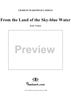 From the Land of the Sky-Blue Water - Low Voice