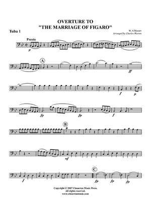 Overture to "The Marriage of Figaro" - Tuba 1