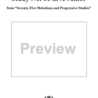 Study No. 61 in A Minor