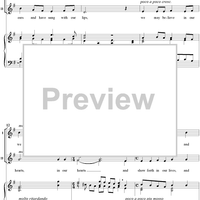 The Chorister's Prayer - Vocal Score