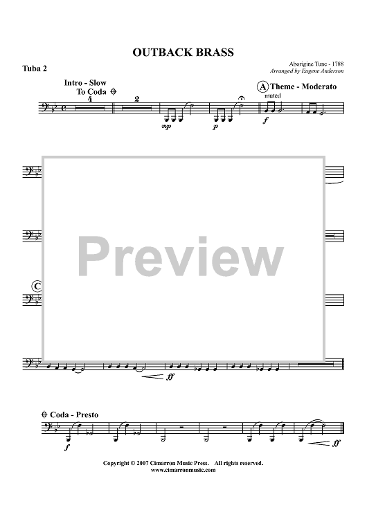 Outback Brass - Tuba 2