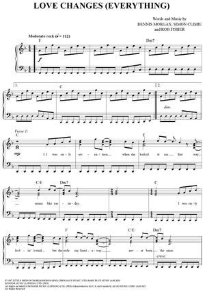 Love Changes (Everything)