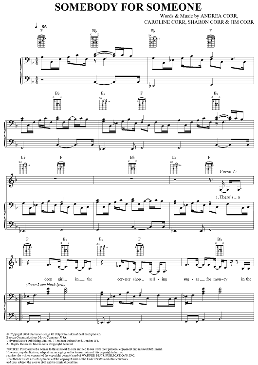 Somebody for Someone