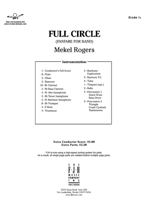 Full Circle (Fanfare for Band) - Score Cover