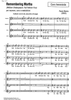 Remembering Martha (Wliilam Shakespeare: Full Fathom Five) - Score