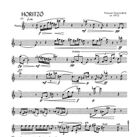 Horitzó i tres estrofes