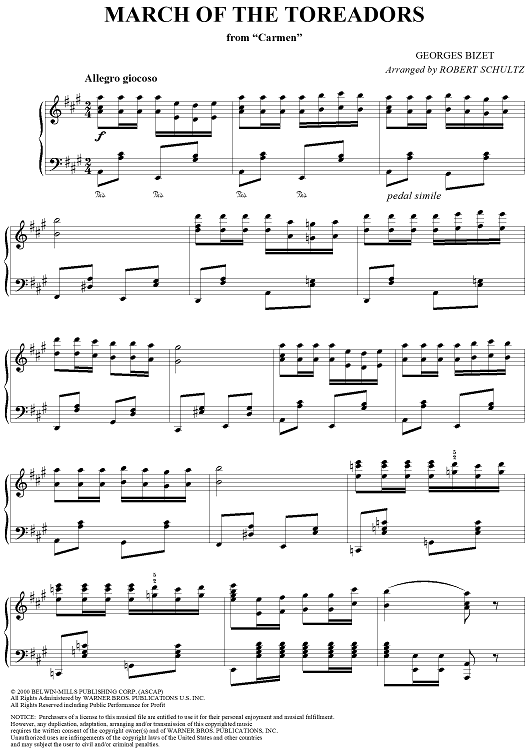 March of the Toreadors