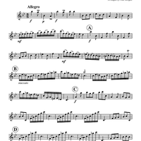 Allegro for Two Flutes - Flute 2