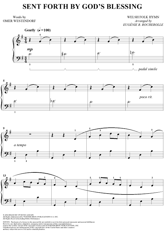 Sent Forth by God's Blessing