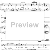 "Handle nicht nach deinen Rechten", Aria, No. 2 from Cantata No. 101: "Nimm von uns, Herr, du treuer Gott" - Piano Score