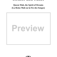 Romeo and Juliet, No. 4. Queen Mab, the Spirit of Dreams