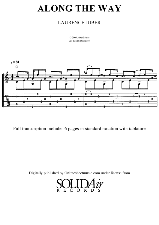 Along The Way (With Embedded Audio)