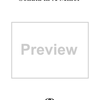 Sonata in A Minor - Cello