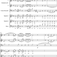Notturno for Two Soprano, Bass and Orchestra: "Se lontan, ben mio, tu sei", K. 438 - Full Score