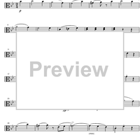 String Trio Bb Major D581B - Viola