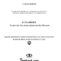 Springtime Festival - E-flat Clarinet