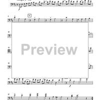 Chamber Suite in D Major for Cello Quartet or Choir - Cello 1