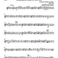 Hallelujah - from "Messiah", HWV 56 (introducing the Chorale "Ein' feste Burg") - Oboe 1