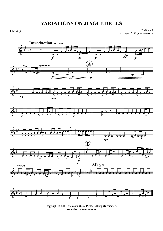 Holiday Treats, Volume 4 - Horn 3