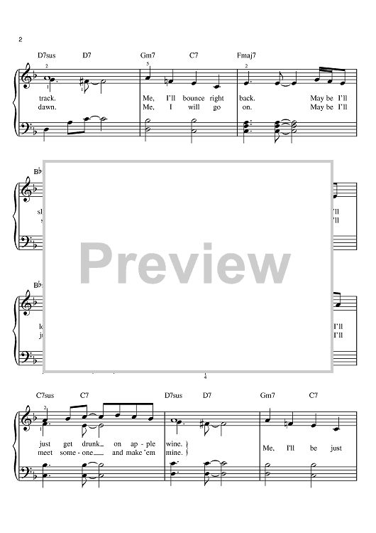 Hard Candy Christmas" Sheet Music by Dolly Parton for Easy Piano