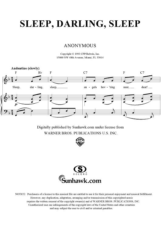 Sleep, Darling, Sleep