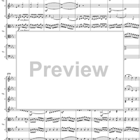 String Octet, Op. 20, Movement 4 - Score
