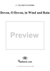 Devon, O Devon, in Wind and Rain, Op. 91, No. 3