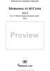 Idomeneo, rè di Creta, Act 2, No. 14 "Odo da lunge armonioso suono" - Full Score
