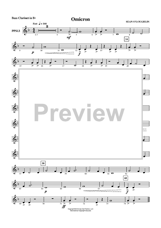 Omicron - Bass Clarinet (opt. Euphonium TC)