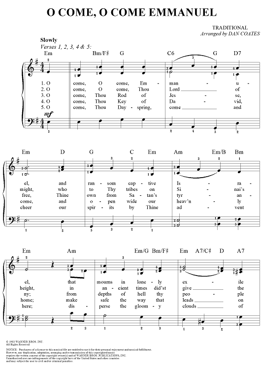 O Come, O Come Emmanuel